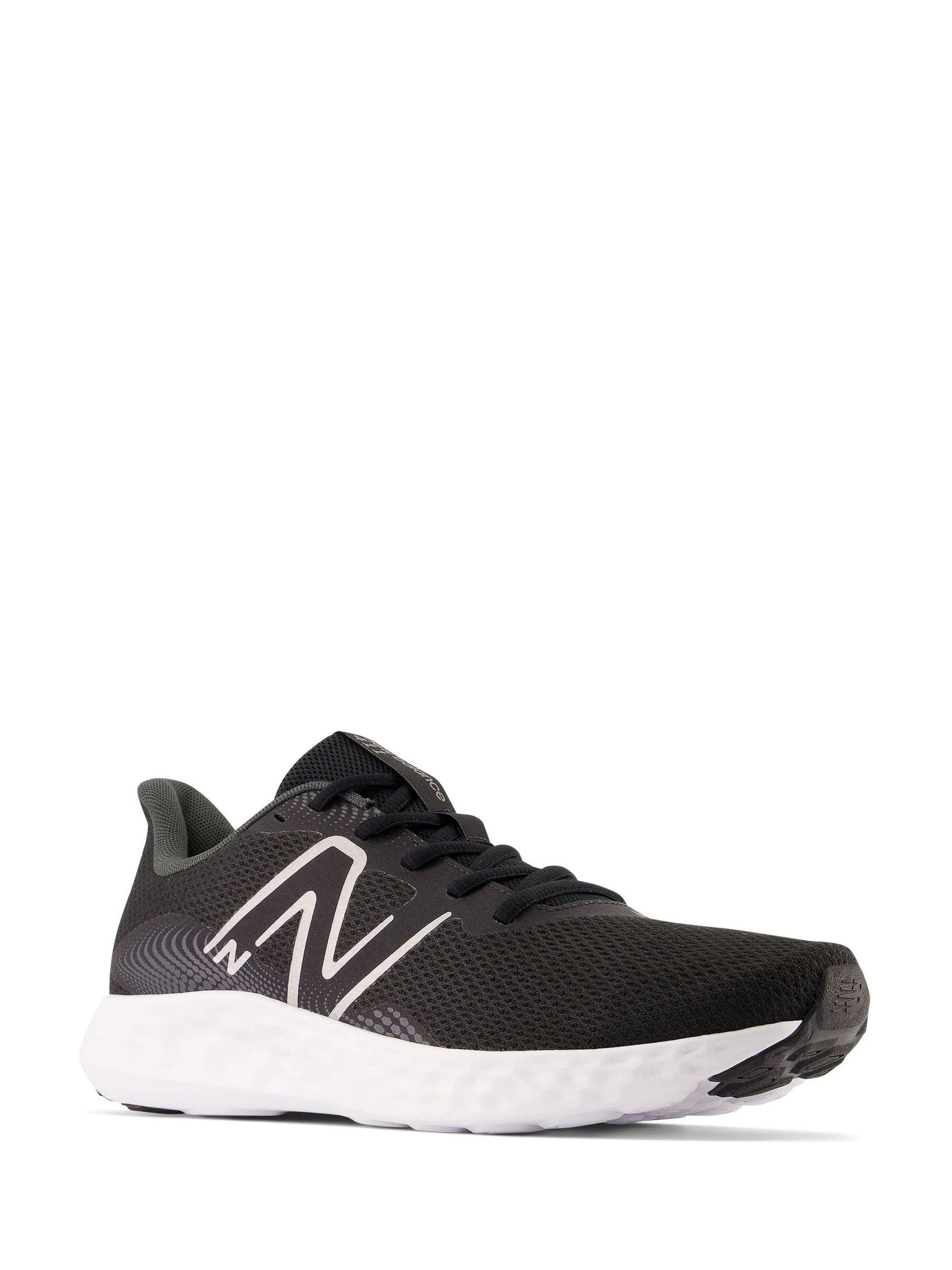 Zwart chroom - New Balance 411 herenslippers