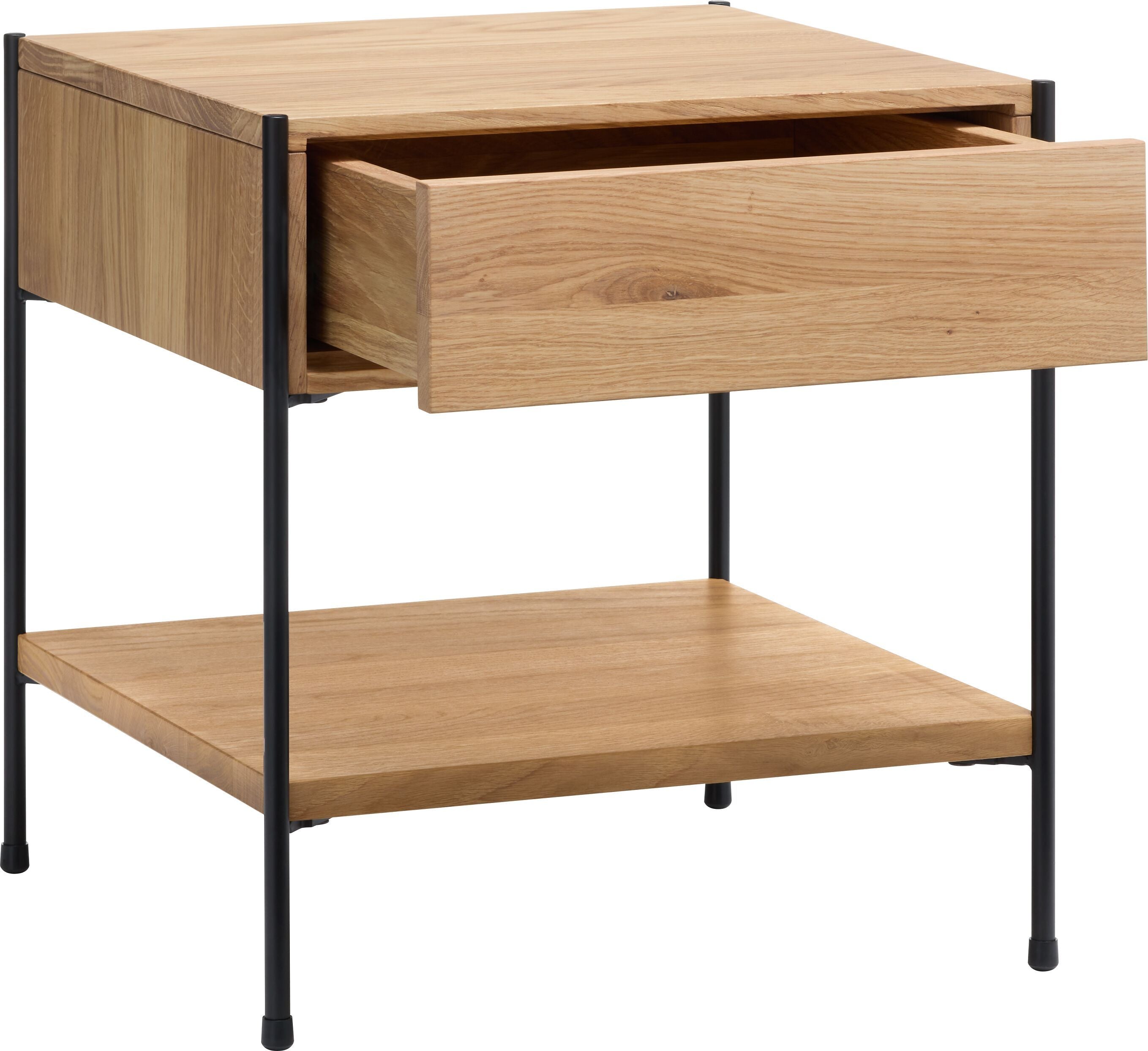 MALA Nachttisch - Eiche / B: 40.0 cm x T: 40.0 cm x H: 43.0 cm