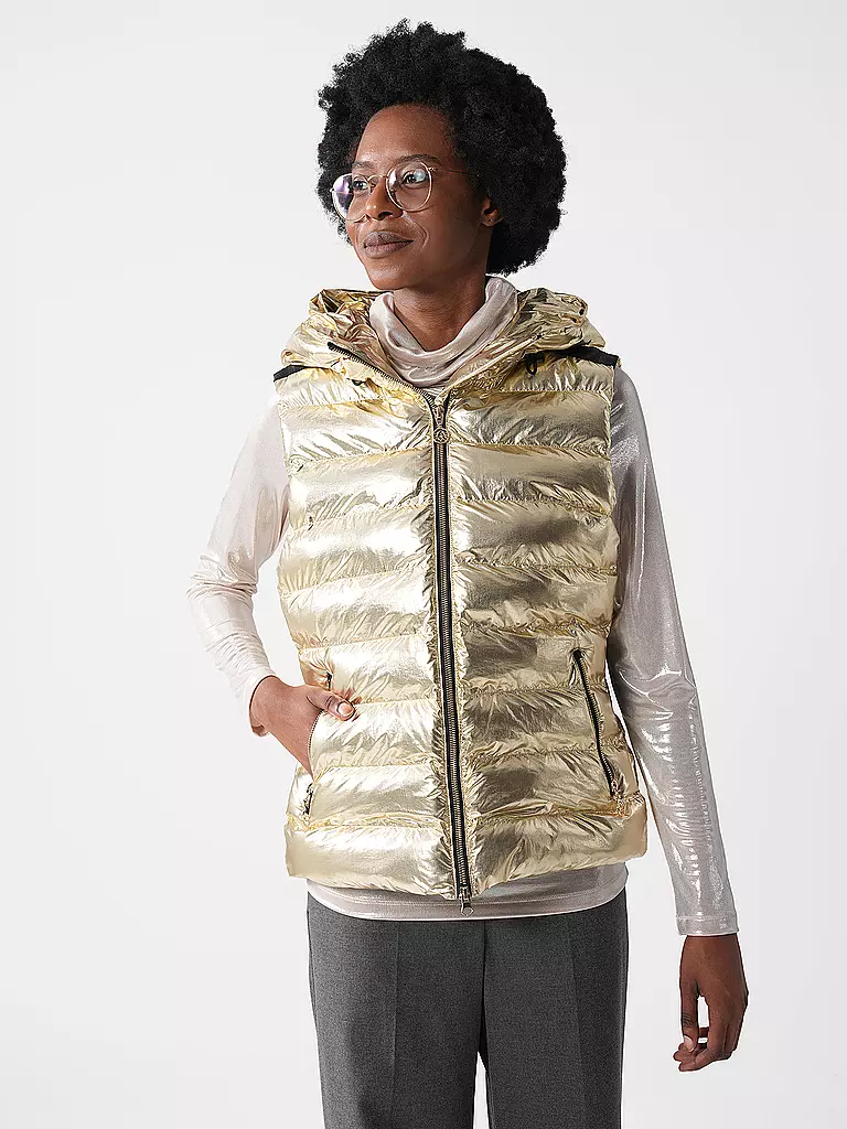 SPORTALM Steppgilet  gold
