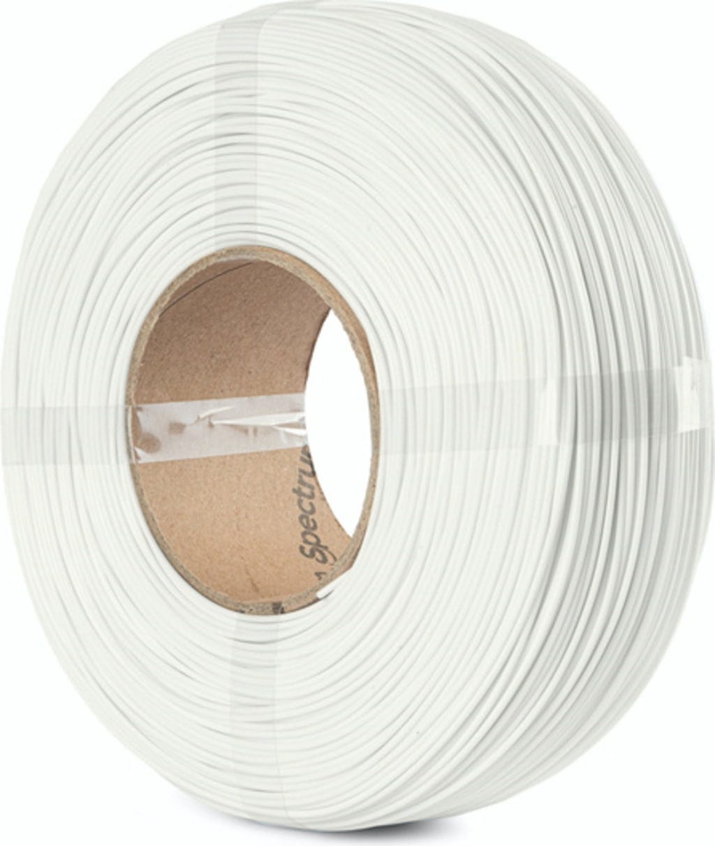 Spectrum  ReFill Premium PLA High Speed Signal White, 1,75 mm / 1000 g    PLA ohne Spule für den Hochgeschwindigkeitsdruck in Signal White