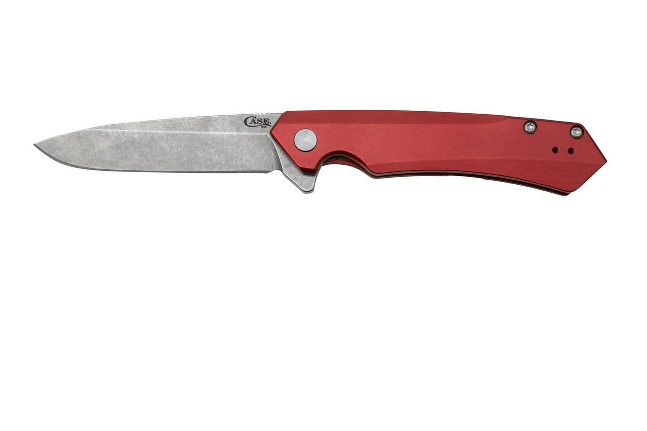 Case Kinzua Spearpoint, Red Anodized Aluminum, S35VN, 64661 zakmes
