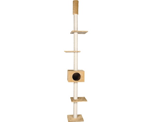 Karlie Cometa kattenboom met plafondspanner, 35 x 35 x 263 cm, beige