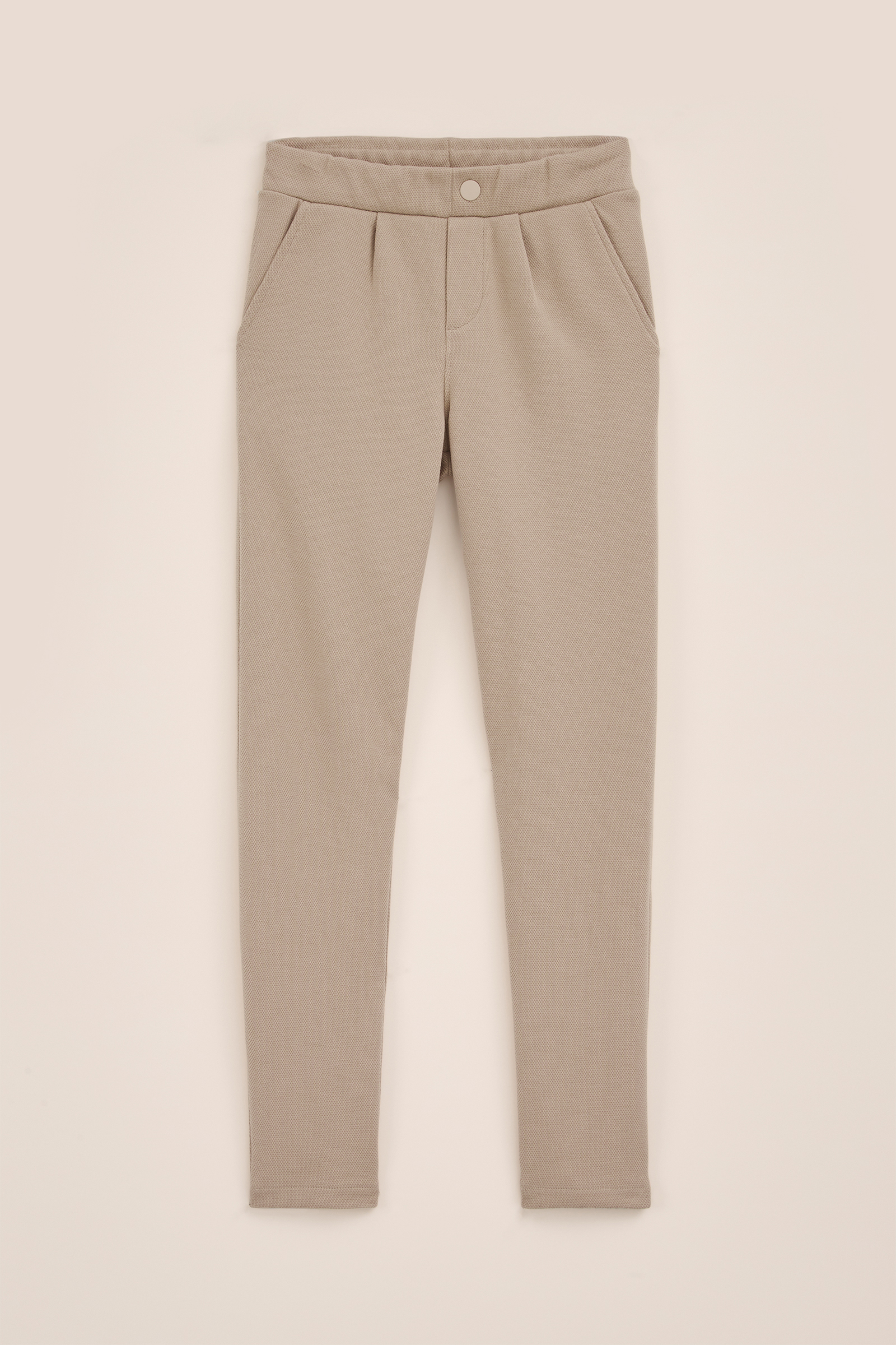 Jongens pantalon met structuur Blue Ridge Beige