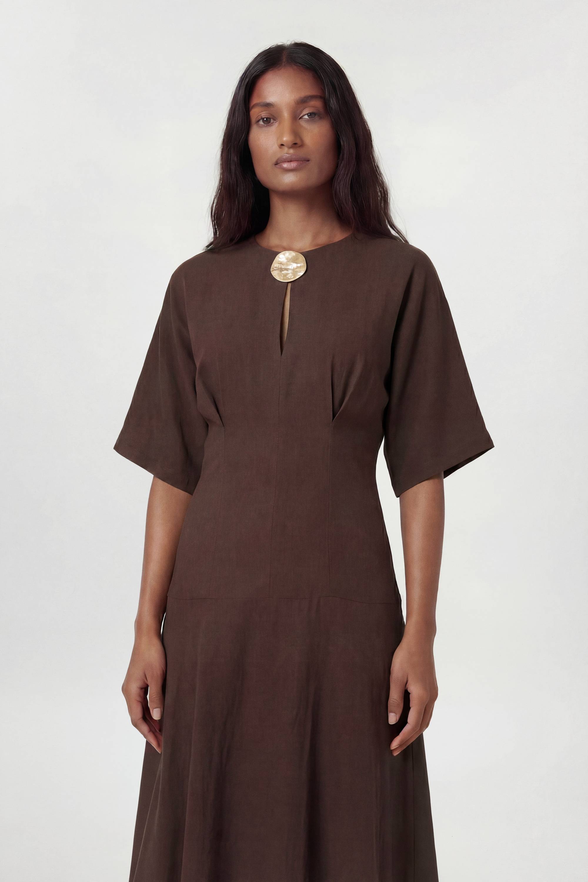 KarenMillen Robe Midi À Taille Basse En Modal