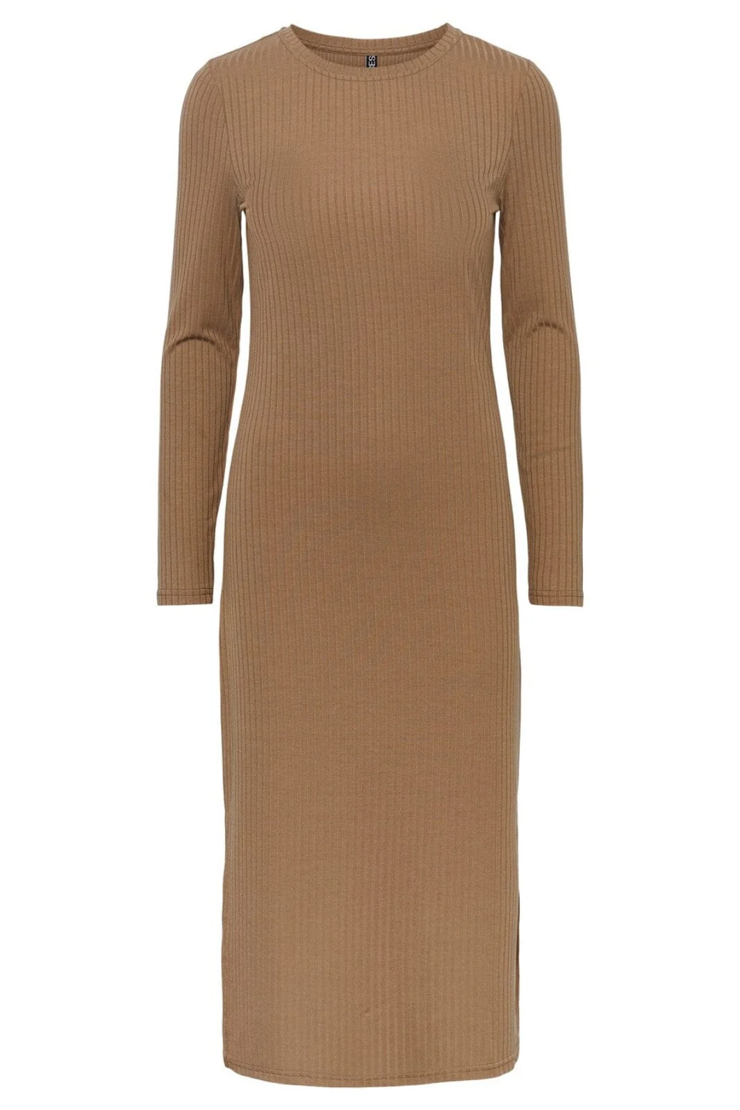 Pieces PcKylie Ls O-Neck Midi Dress noos fossil