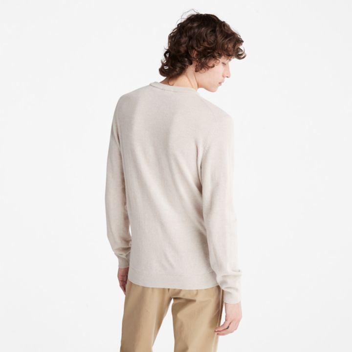 Suéter Cohas Brook de gola redonda para homem na cor cinza
