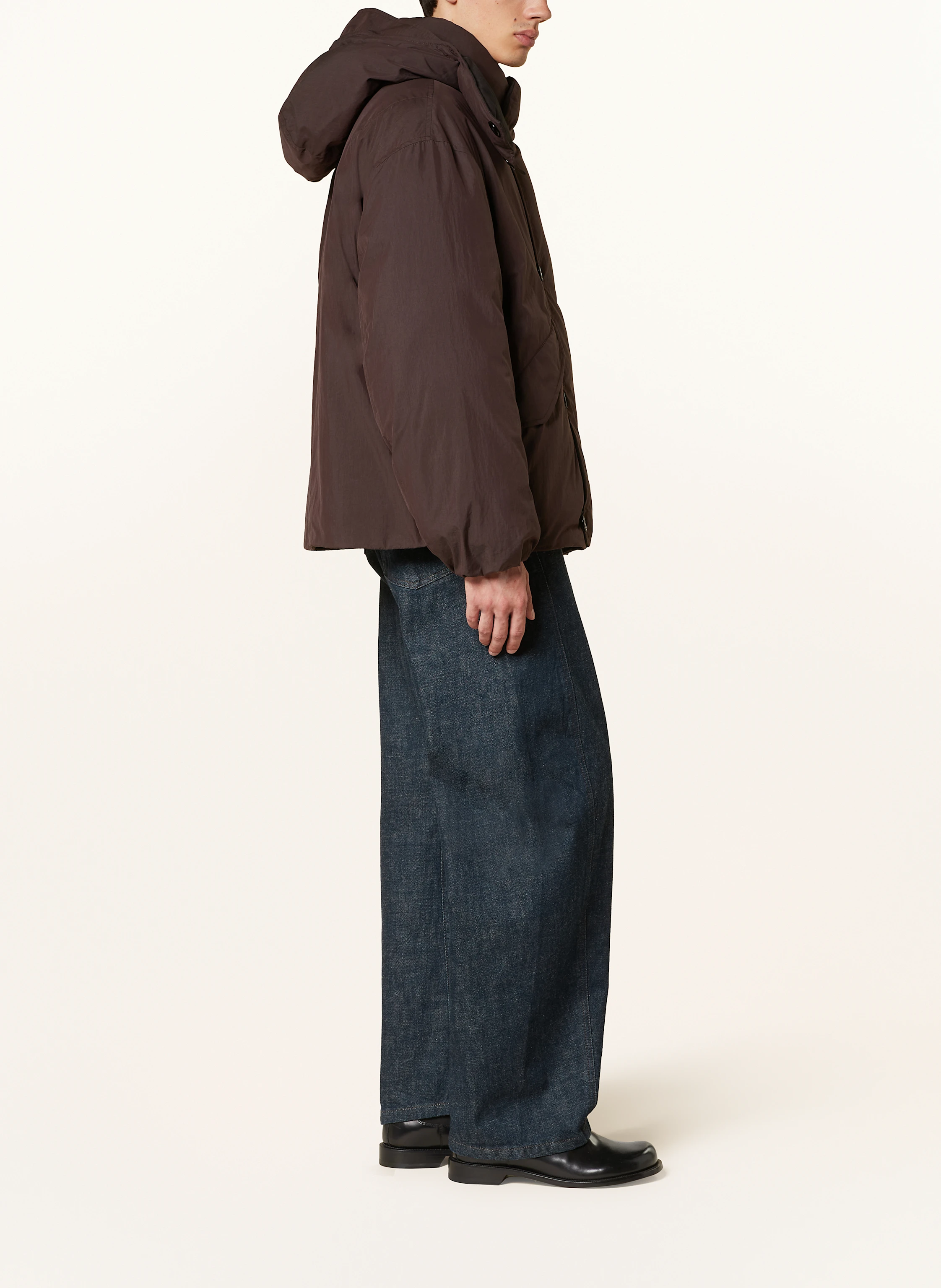 LEMAIRE Daunenjacke mit abnehmbarer Kapuze