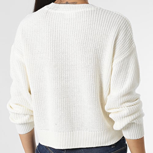 Pull Crop Femme Maysa Beige