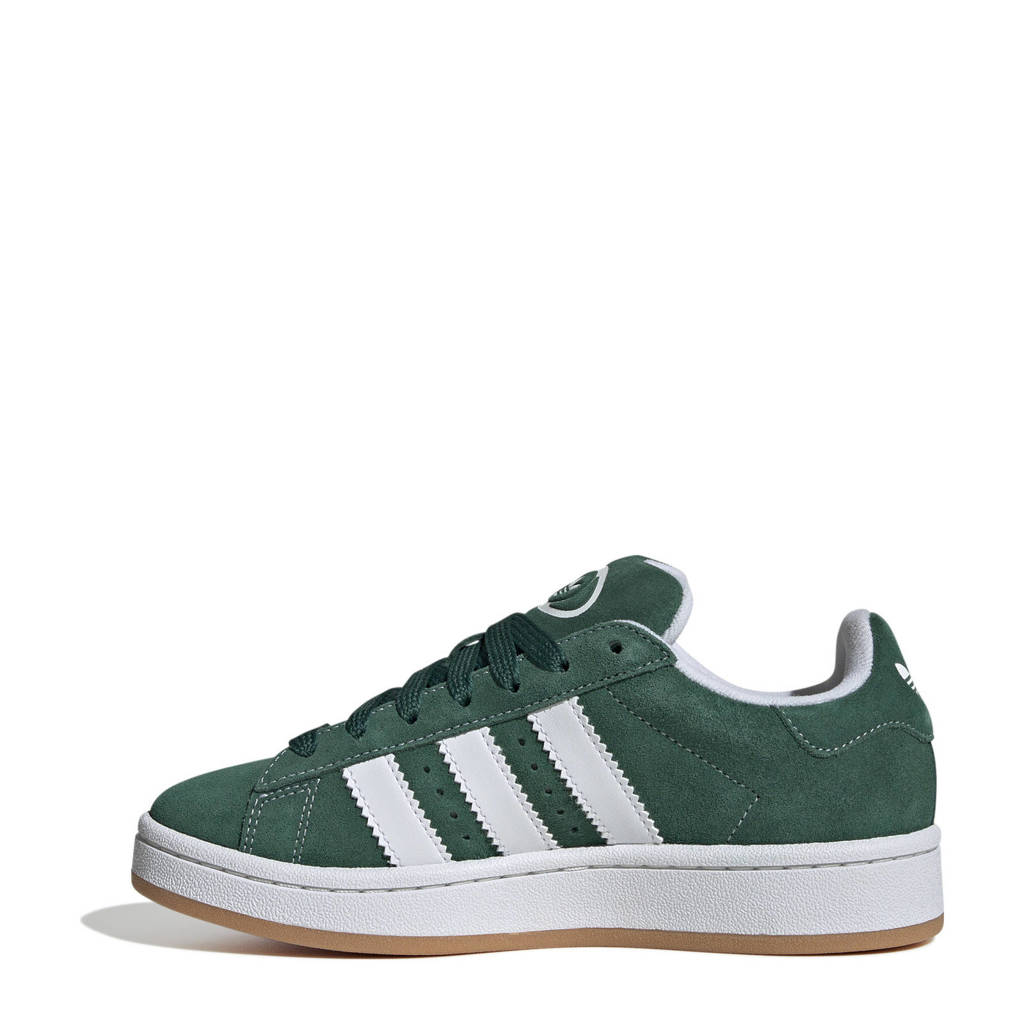 adidas Campus 00'ssuède sneakers donkergroen/wit