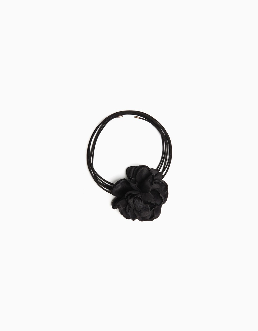 gargantilha floral