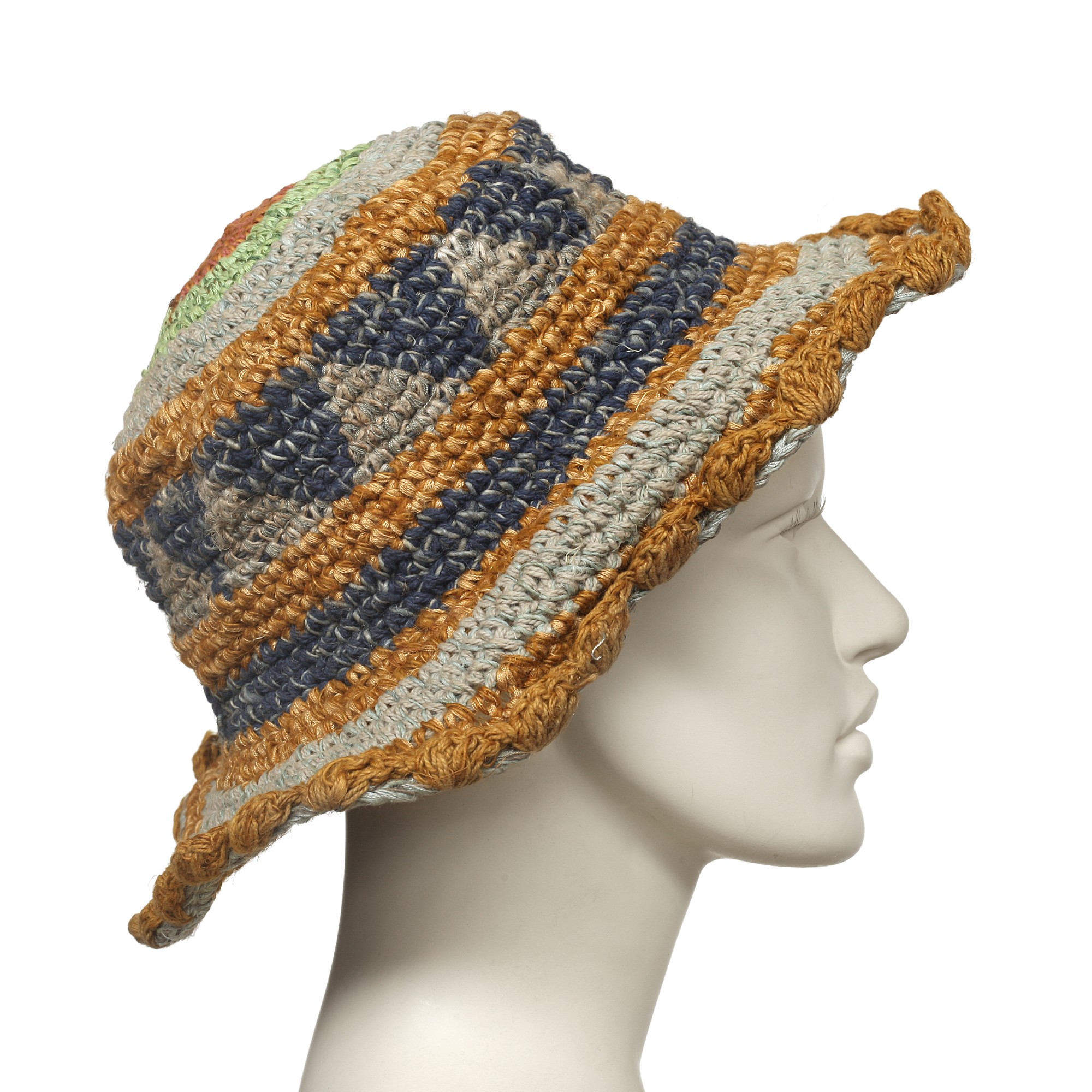 Sommerhut, multicolor, aus Hanf und Baumwolle günstig bestellen
