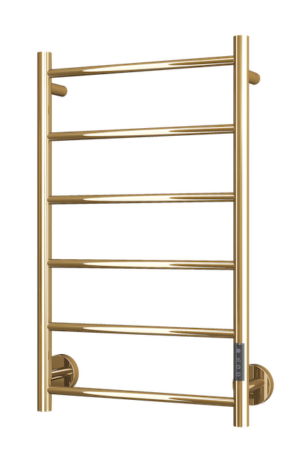 TVS Design Plus 6 elektrische radiator 80x50cm goud glans