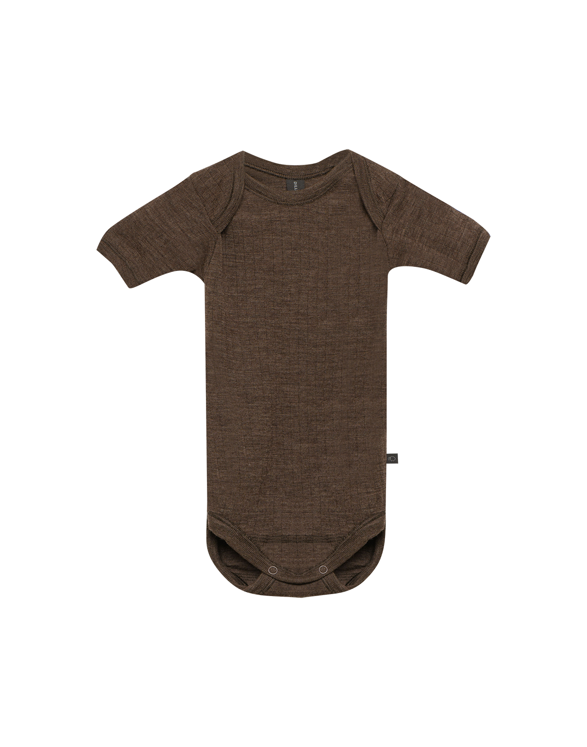 Romper met korte mouw van merinowol voor baby’s
