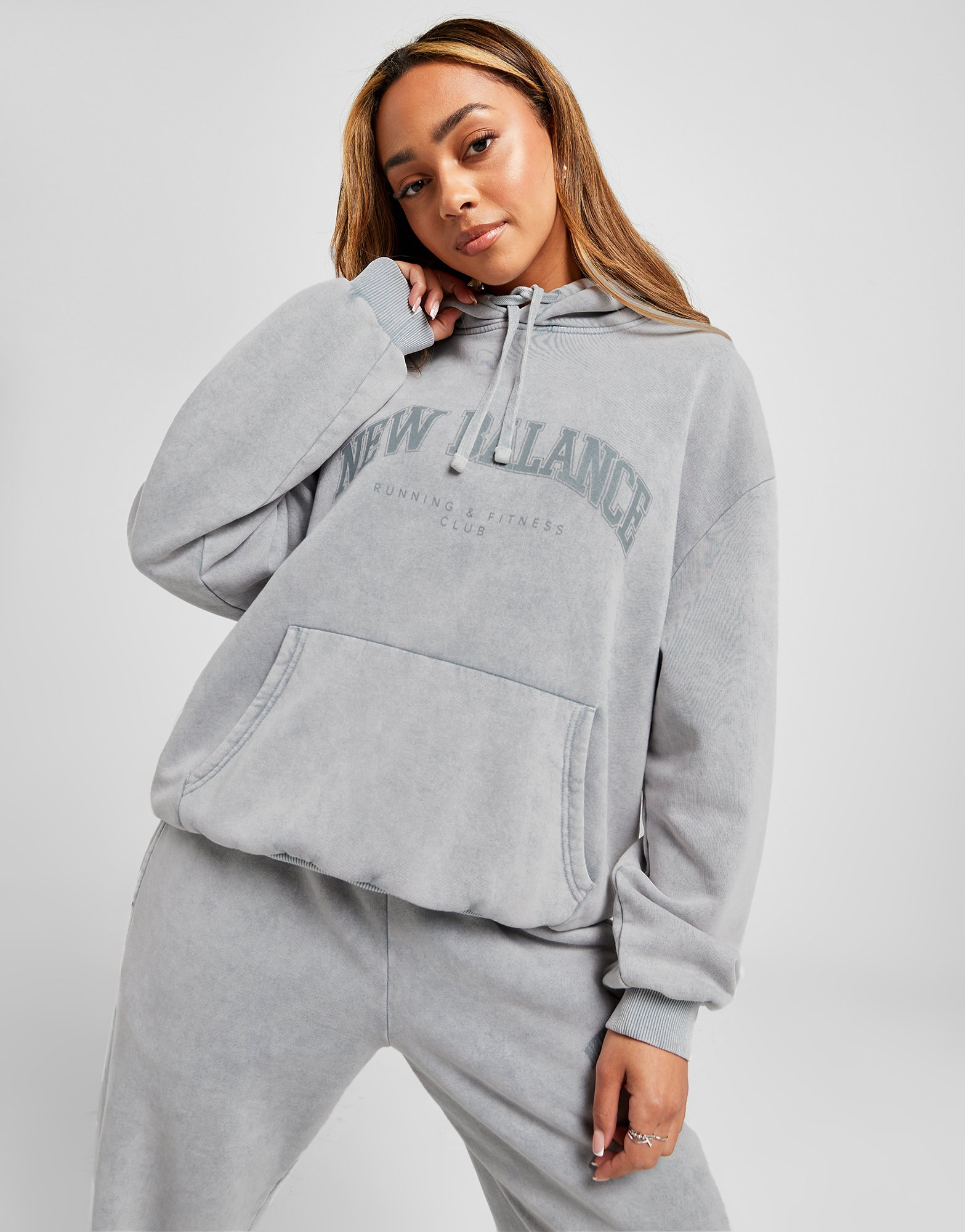New Balance Sweat à Capuche Logo Femme
