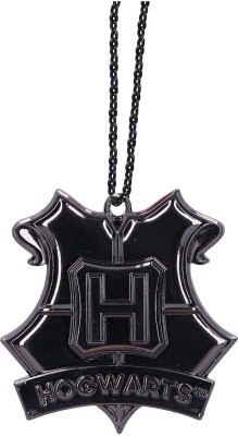 Harry Potter Julepynt - Hogwarts Crest - Sølv - Nemesis Now - 6 CM