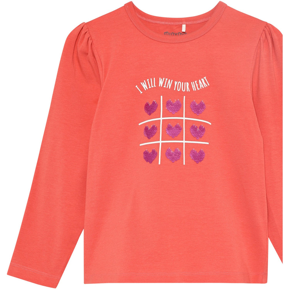 Køb Minymo Spiced Coral T-Shirt Ls