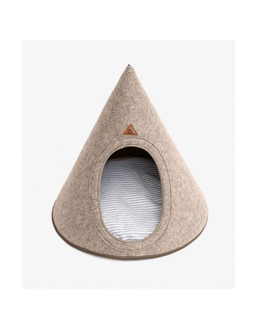 Pet & Co. Tipi Tonto Vilt Beige - Hondenmand