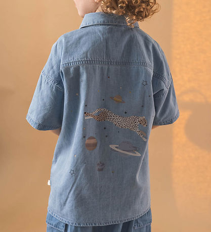 That's Mine Hemd - Silas - Denim - Blue
