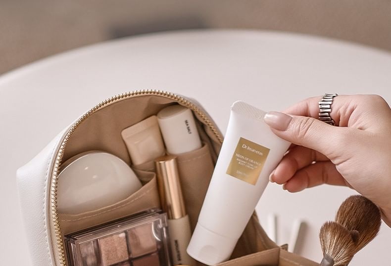 Choyu - Geruite reis-make-uptas van imitatieleer