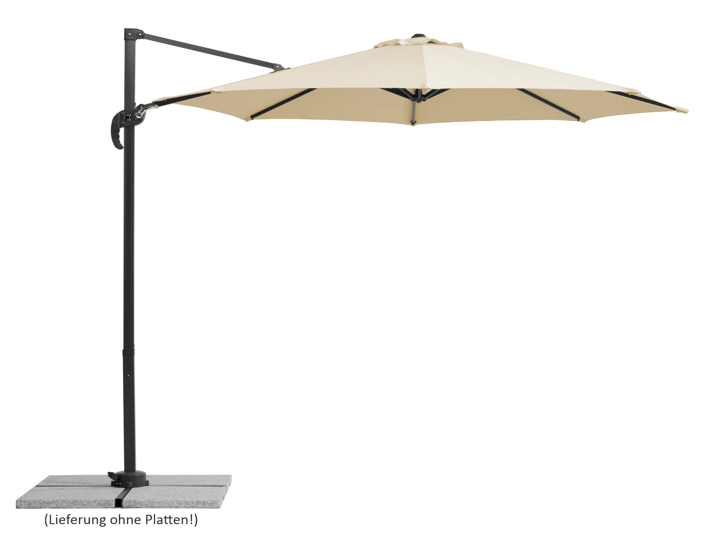 Schirm RHODOS JUNIOR 300 natur