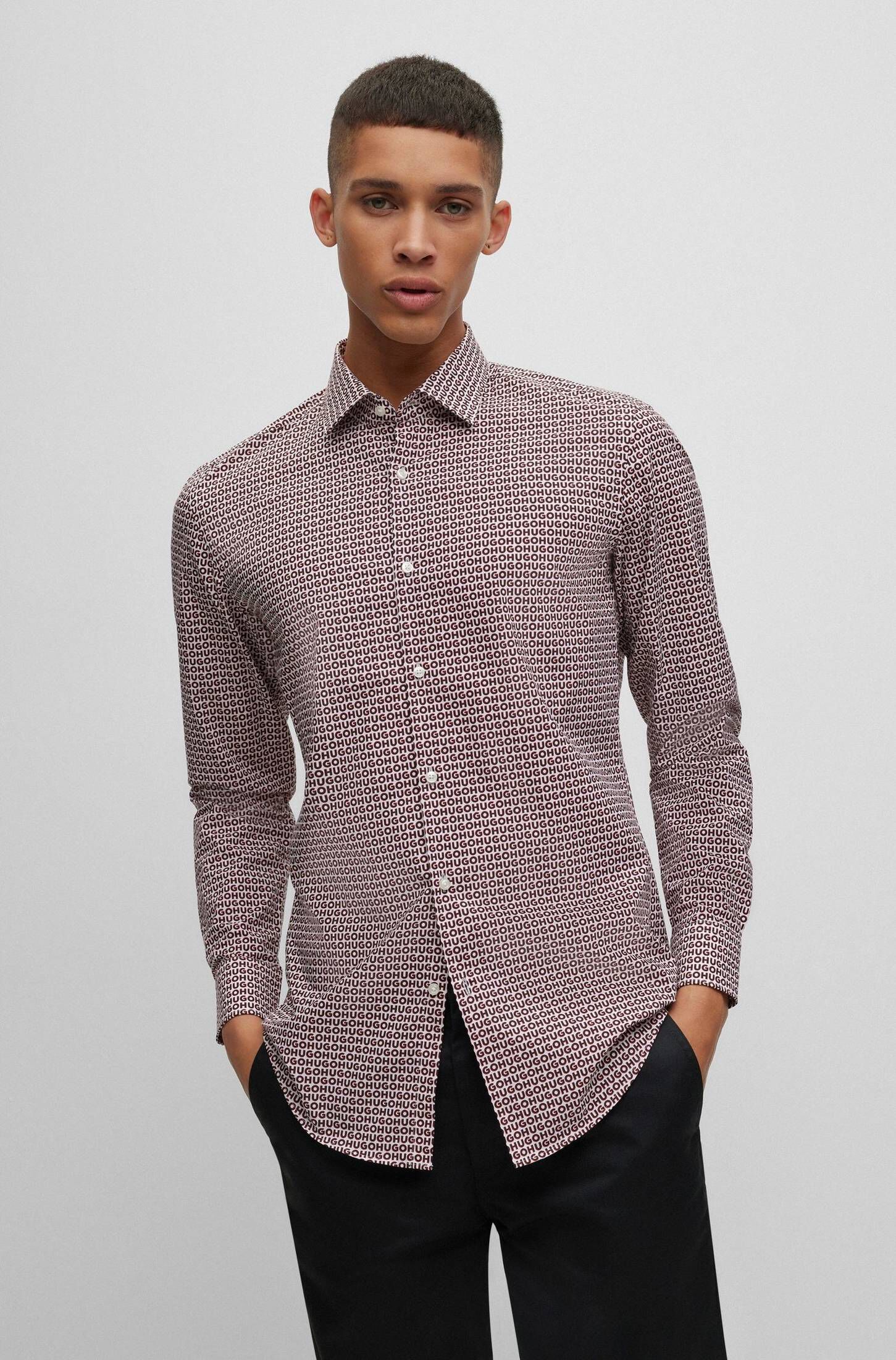 HUGO| Herren Hemd KENNO Slim FIt