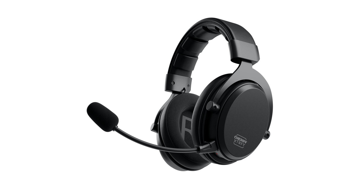 CHERRYXTRFY H3 Wireless over-ear gaming headset  (Zwart, Bluetooth® 5.1)