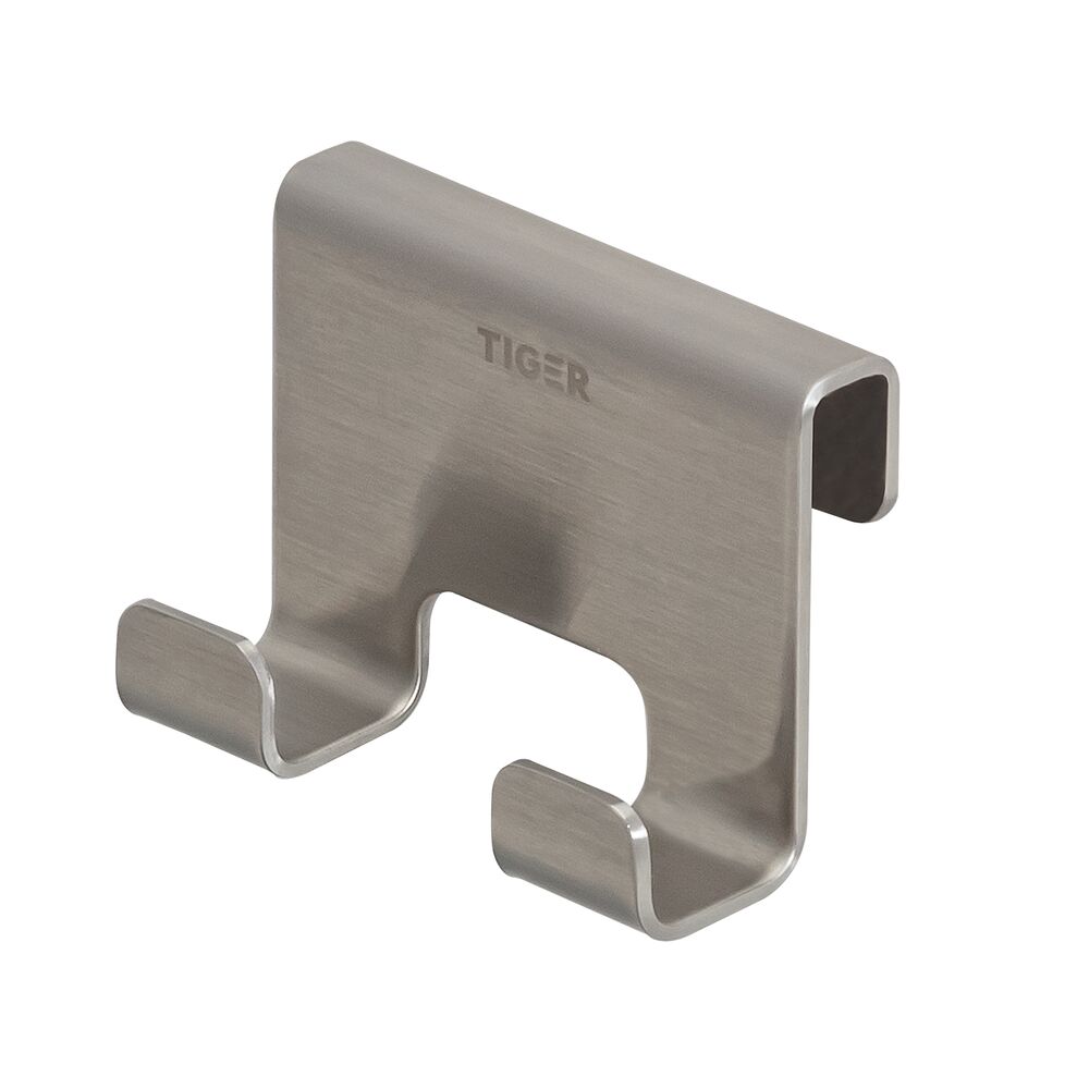 Tiger Caddy handdoekhaak voor douchecabine 6-8 mm RVS geborsteld