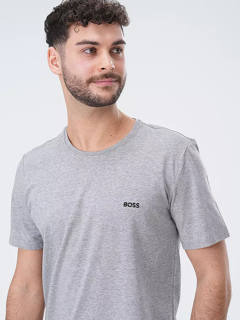 BOSS Loungewear T-Shirt hellgrau