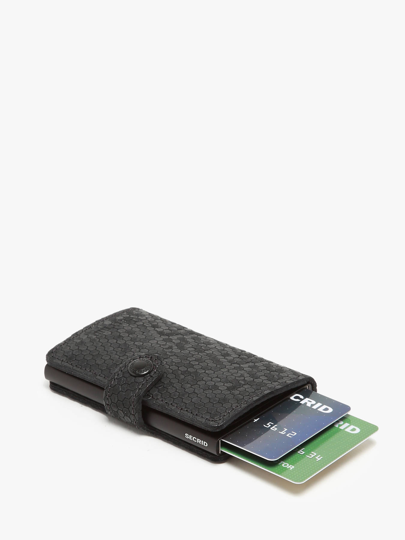 Mini porte-cartes Hexagon cuir SECRID