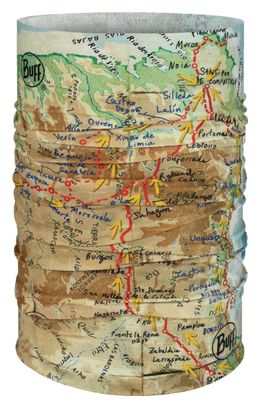 Tour De Cou Unisexe Buff Coolnet UV Camino Vert/Beige