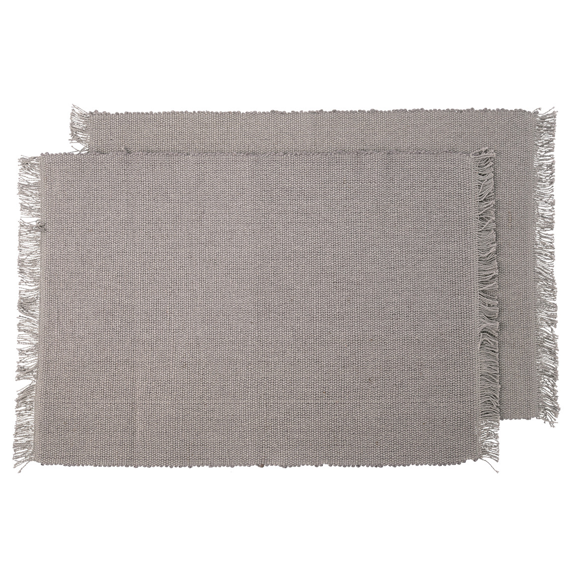My Home 2 Platzsets mit Jute grau