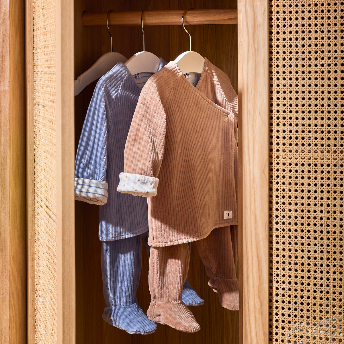 COLEÇÕES LA REDOUTE<br>Conjunto de 2 peças em fluweel