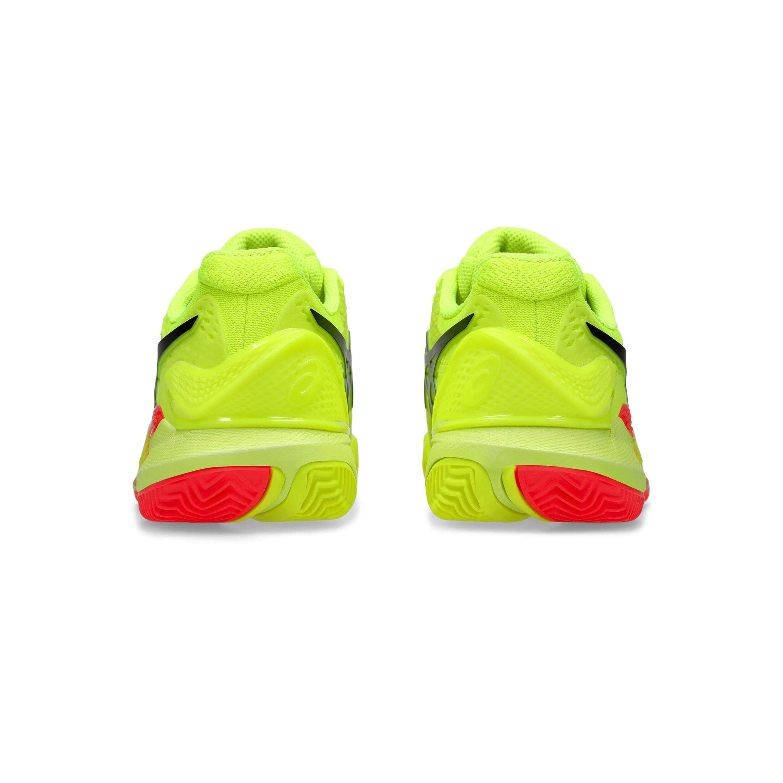 ASICS Gel-Resolution 9 Clay Chaussure Terre Battue Femmes - Jaunes Fluo , Orange Fluo