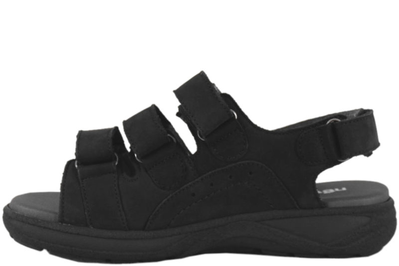 NEW FEET SORT SANDAL I OLIERET SKIND