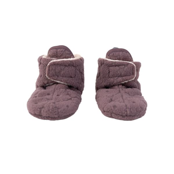 Lodger Folklore Fleece Slofjes Mauve 0-3 Mnd