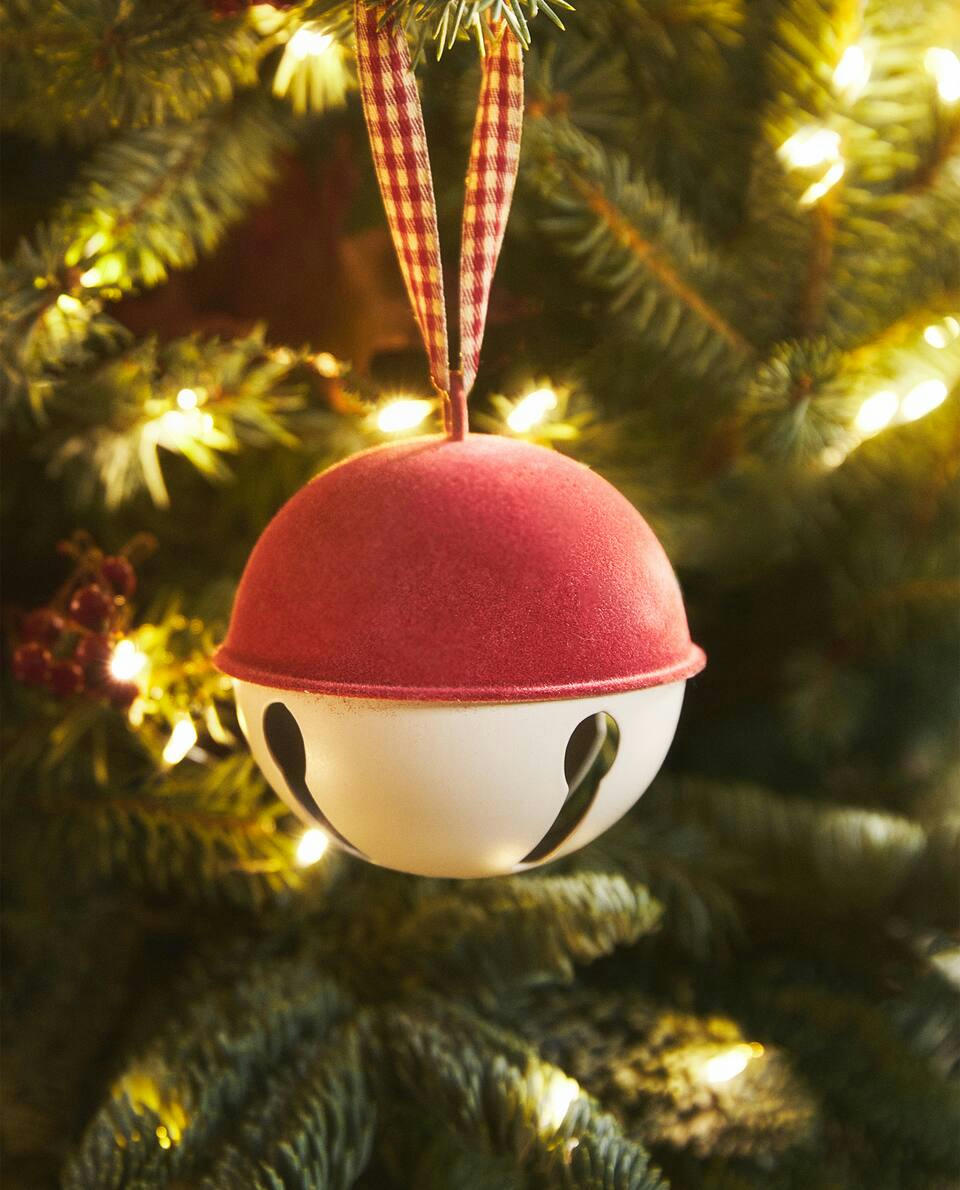 DECORAÇÃO DE NATAL COM SINO DE TRENÓ