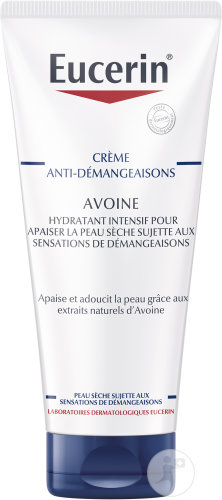 Eucerin Crème Apaisante Anti-Démangeaisons Peau Sèche Tube 200ml