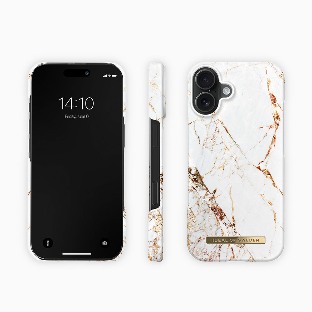 iPhone 16 MagSafe Hardcase Hülle Recycled (IDFCMS-I2461-46) - Carrara Gold