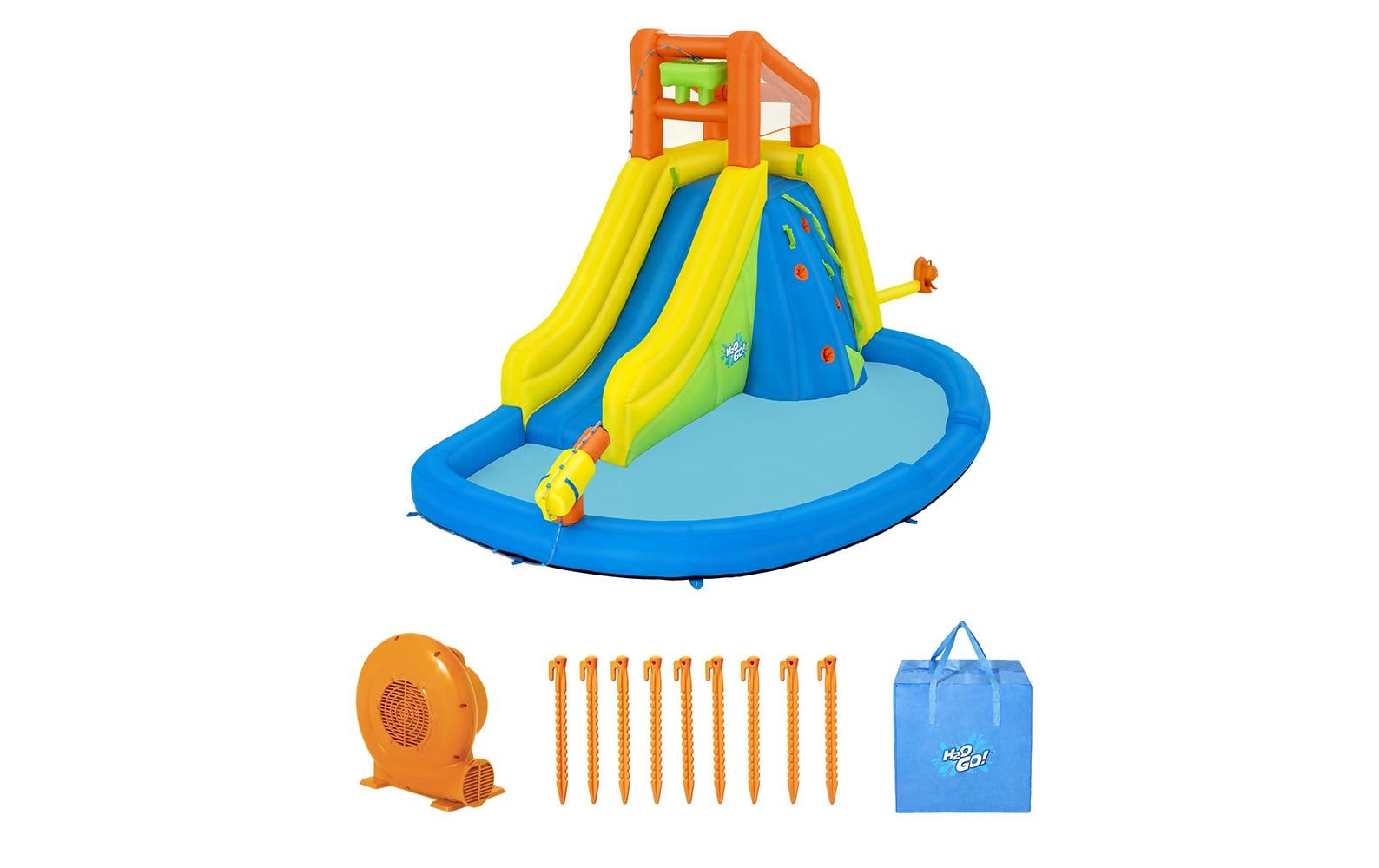 H2OGO! Mount Splashblast Mega Water Park 435 x 286 x 267 cm<br>Mega-Wasserpark mit Dauergebläse