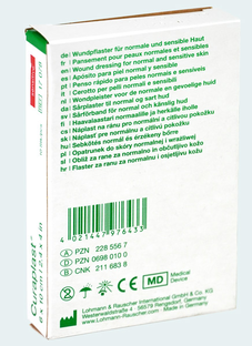 Lohmann & Rauscher Curaplast Wondpleister 1m x 6cm 10ST