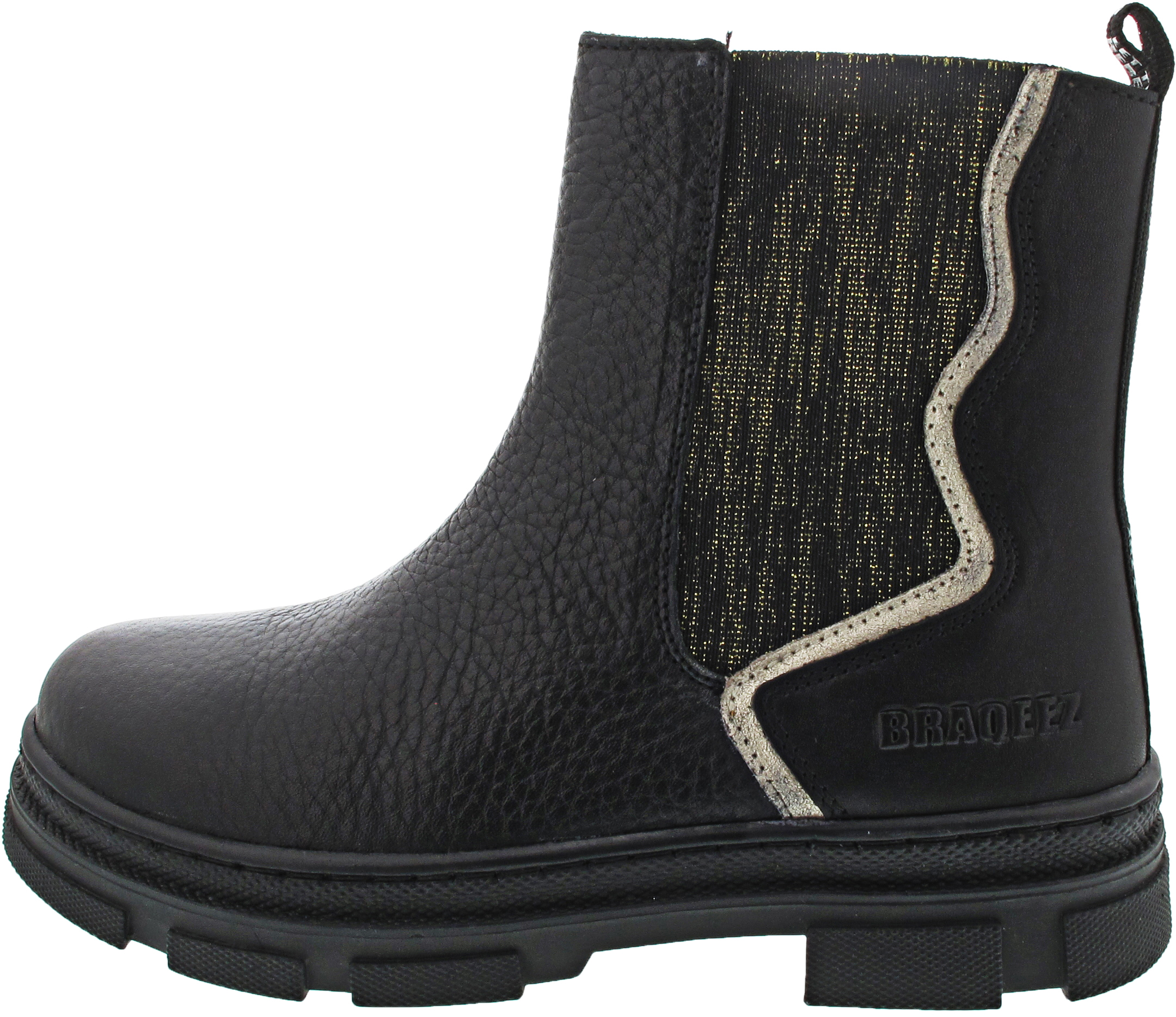 Braqeez Chelsea Boots schwarz