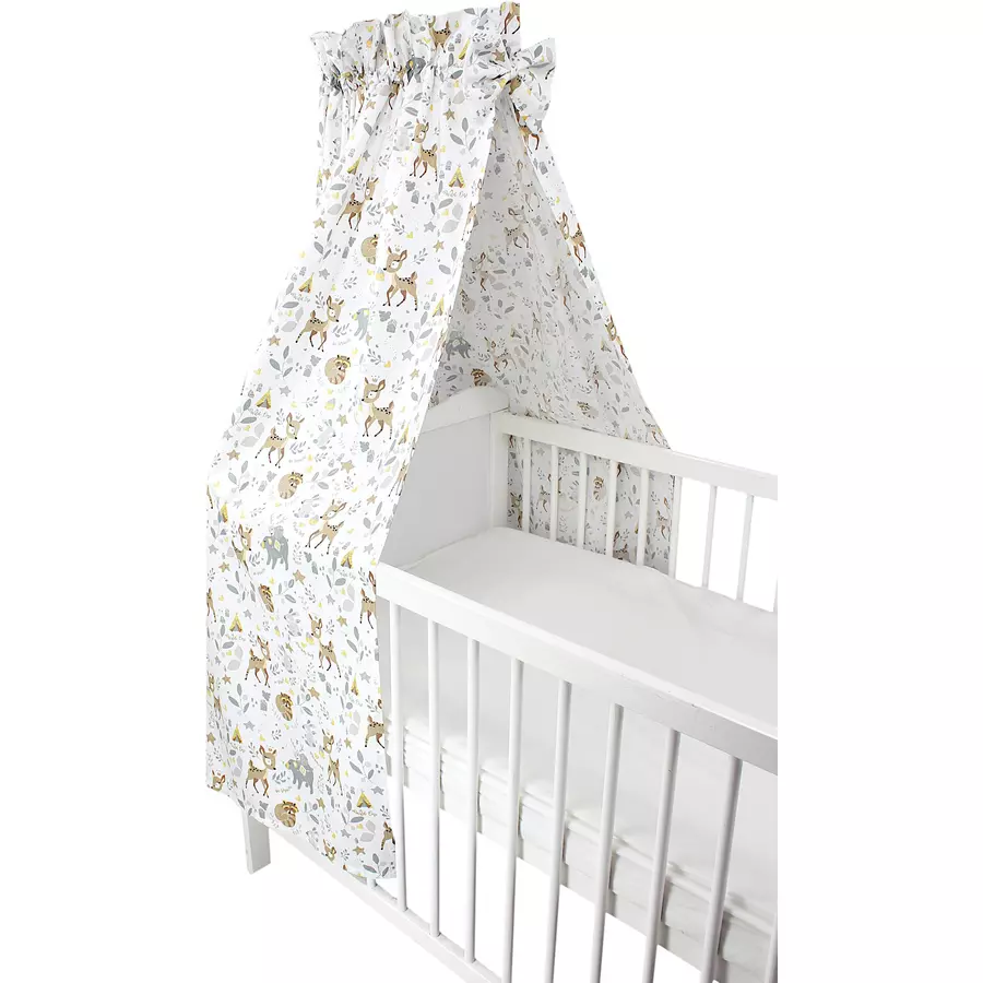 TupTam Babybett Himmel mit Schleifchen creme