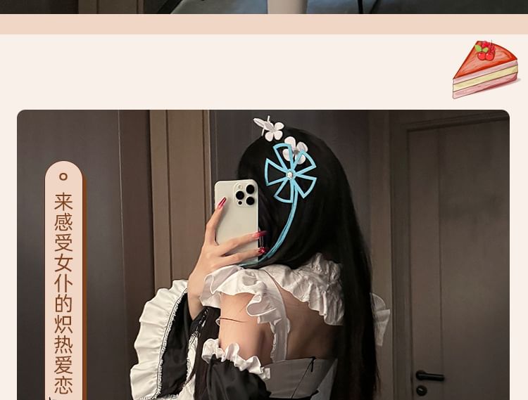 Abriea - Lingerie-kostuumset voor dienstmeisjes