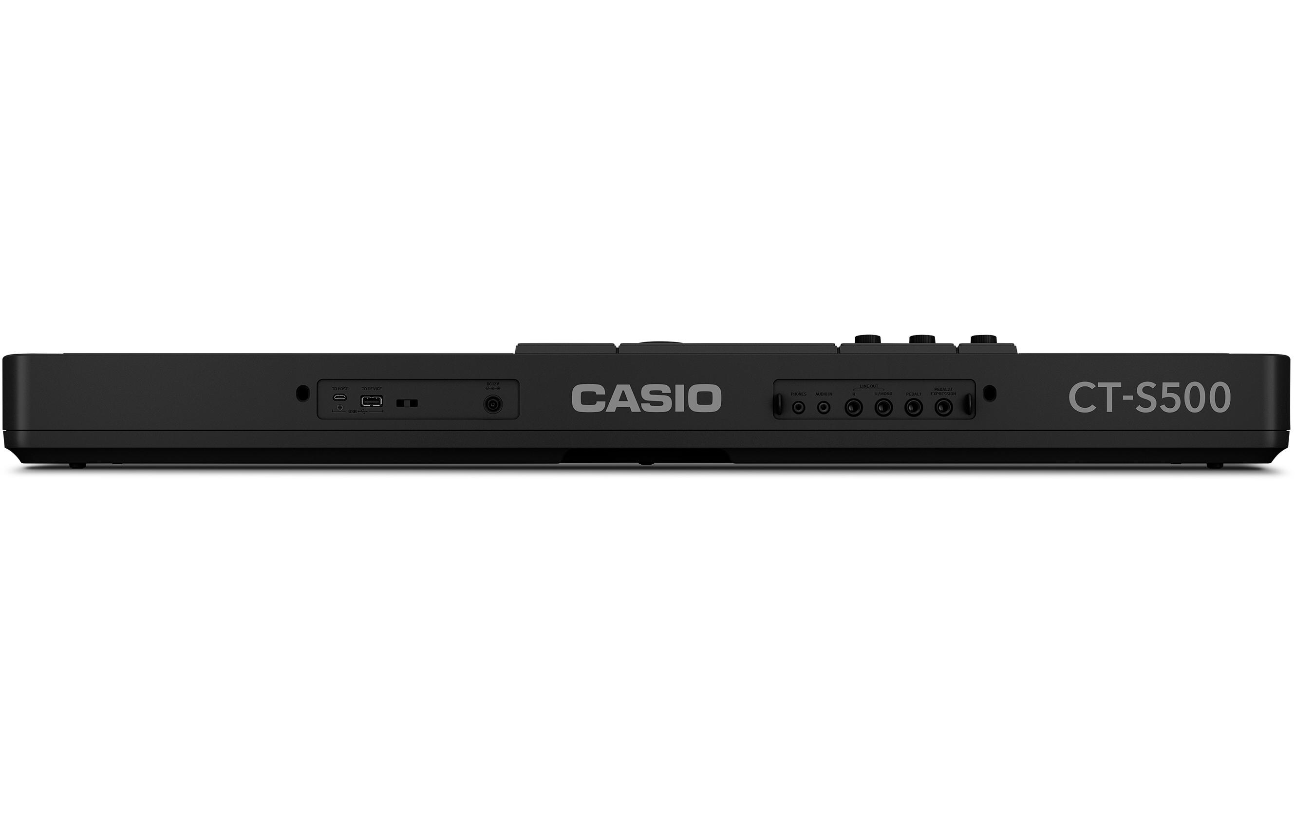 Keyboard CT-S500<br>Keyboard mit 61 Tasten und Sampling-Funktion