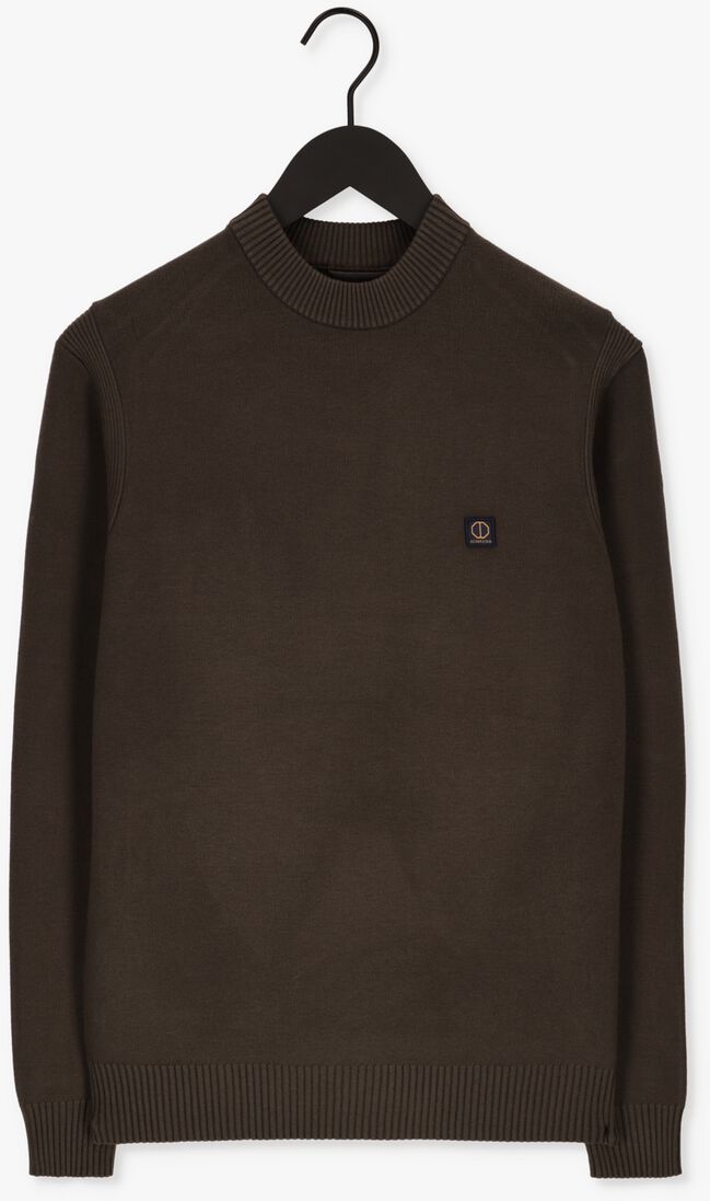 DSTREZZED zwarte dstrezzed trui mock neck techno knit