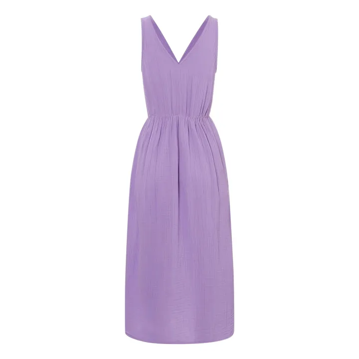 Xirena Robe Faedra Gaze de Coton | Lilas