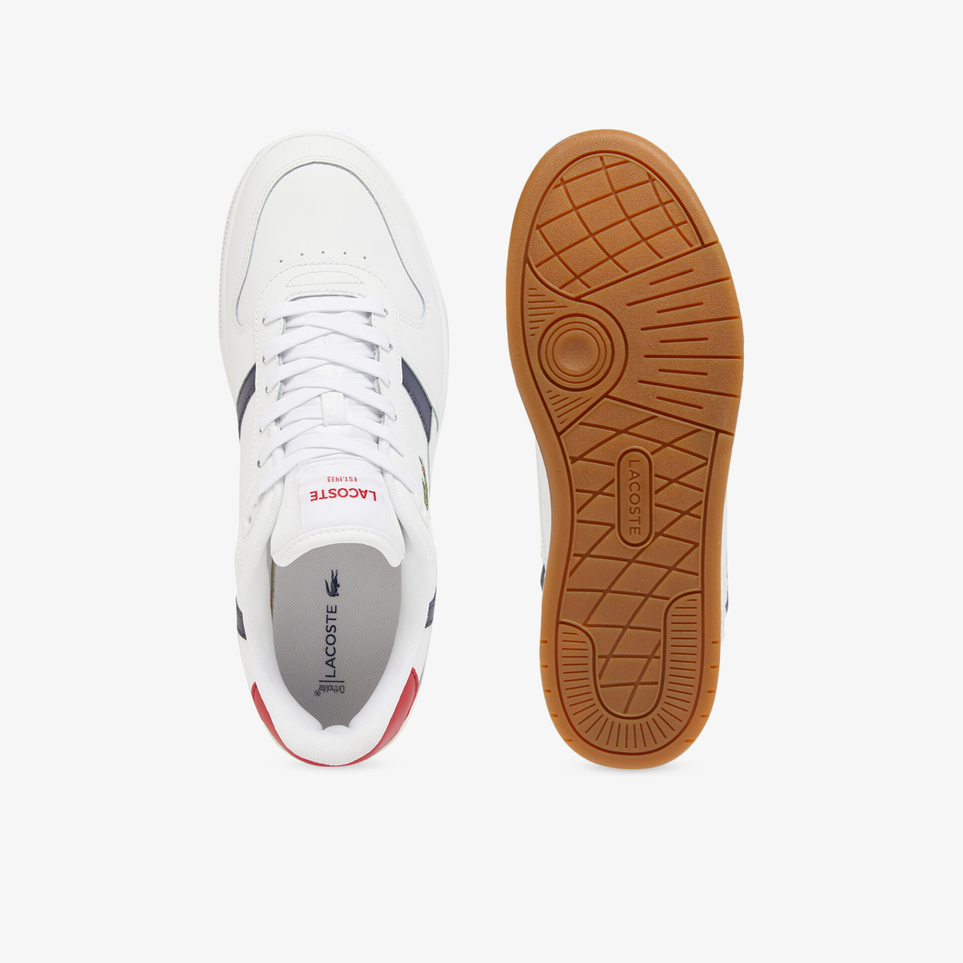 Lacoste T-Clip Herren Sneaker Low weiß