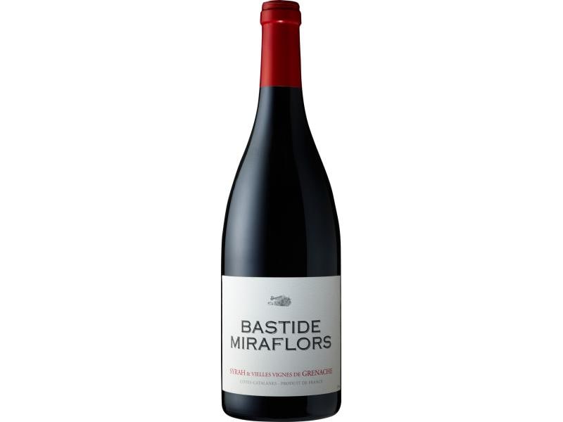 Domaine Lafage Bastide Miraflors Côtes du Roussillon AOP 0. Rubinroter Wein mit fruchtigem und ausgewogenem Aroma