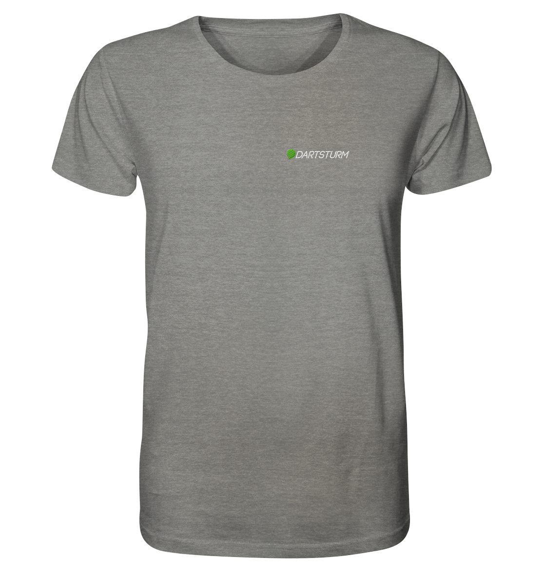 DartSturm - Logo Weiß Herren Shirt (Stick)
