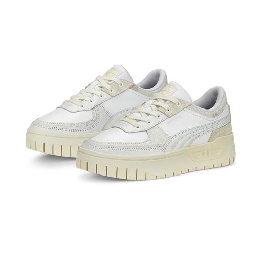 Puma Cali Dream Thrifted Sneakers, White Pristine - Frosted Ivory, 41